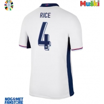 Engleska Declan Rice #4 Domaci Dres EP 2024 Kratak Rukav